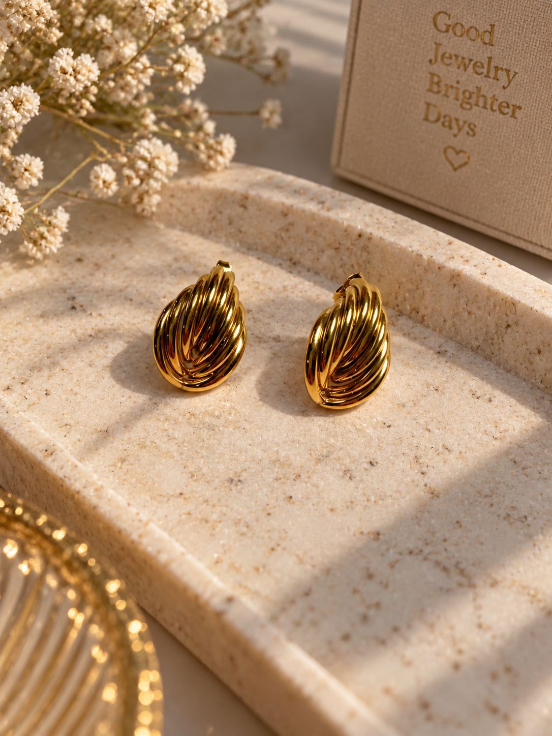 Orecchini Golden Twist