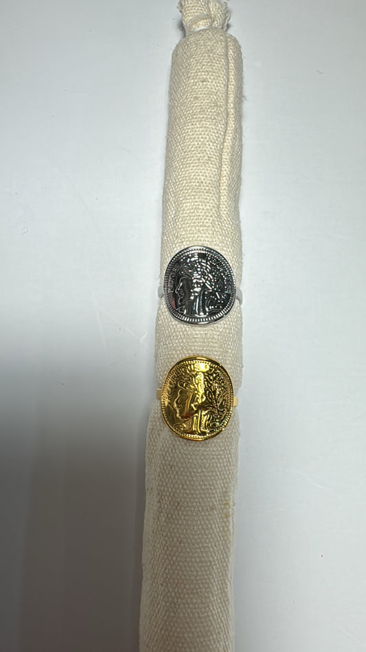 Anello medaglione